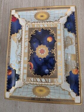 ROYAL WORCESTER 2000 AD THE MILLENNIUM COLLECTION TRAY FINE BONE CHINA ENGLAND